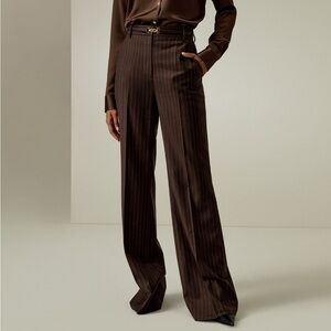 NEW Brown Pinstripe Women's Pants